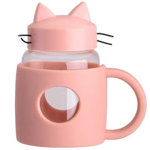 Load image into Gallery viewer, Cute Cat Glass Mug