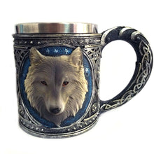 Load image into Gallery viewer, Wolf King Head Mug