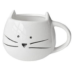 Coffee Cup White Cat